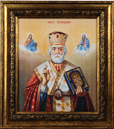 Իկոնա "Սուրբ Նիկողայոս Մեծ Մարմնագործ", 21 x 18