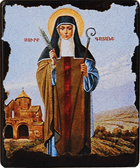Իկոնա "Սուրբ Գայանե" փայտի հիմքի վրա, 12 x 10