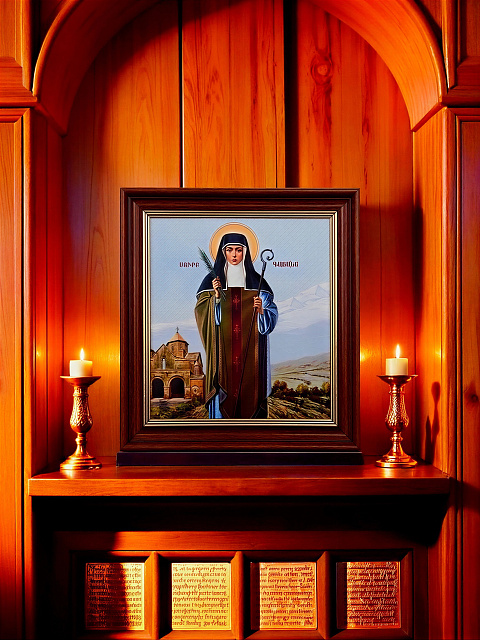 Սրբապատկեր  "Սուրբ Գայանե", 22 x 18