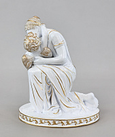 Արձանիկ Մայր և մանուկ  (ձեռքով նկարազարդված)