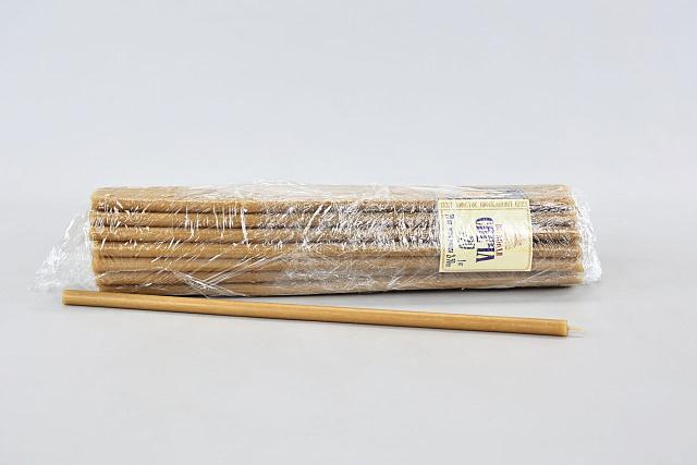 Մոմ մեղրամոմից №20 (30 սմ) / 50 հատ
