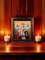 Սրբապատկեր "Սուրբ Նիկողայոս հրաշագործ", 22 x 18