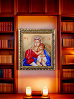 Սրբապատկեր "Սուրբ Աստվածամայրը՝ մանուկ Հիսուսւ հետ" , 22 x 18