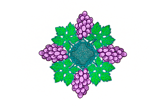 Սուվենիր ասեղագործություն սրբիչ "Մ Grapes" Միջածառ համալիրվածք