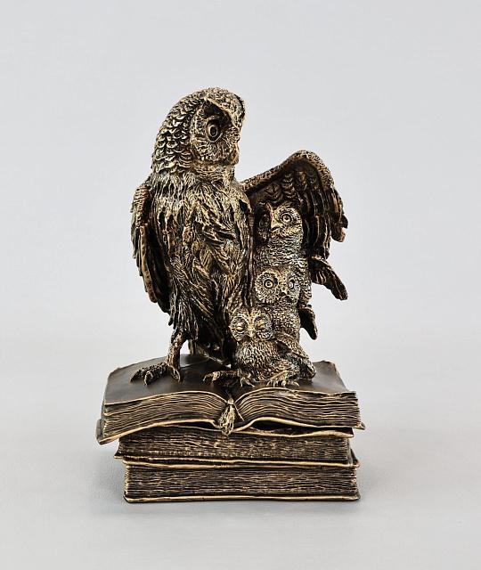 Արձանիկ Բու - զարդատուփ