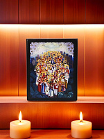 Սրբապատկեր "Սուրբ նահատակներ" փայտի հիմքի վրա