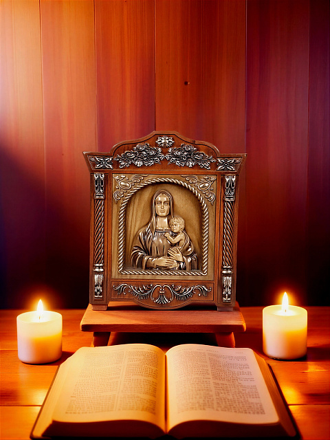 Սրբապատկեր "Սուրբ Աստվածամայրը՝ մանուկ Հիսուսւ հետ" 