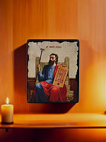 Սրբապատկեր "Սուրբ Մեսրոպ Մաշտոց" փայտի հիմքի վրա