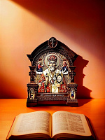 Սրբապատկեր "Սուրբ Նիկողայոս հրաշագործ" (ձեռքով նկազարդված)