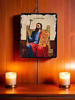 Սրբապատկեր "Սուրբ Մեսրոպ Մաշտոց" փայտի հիմքի վրա