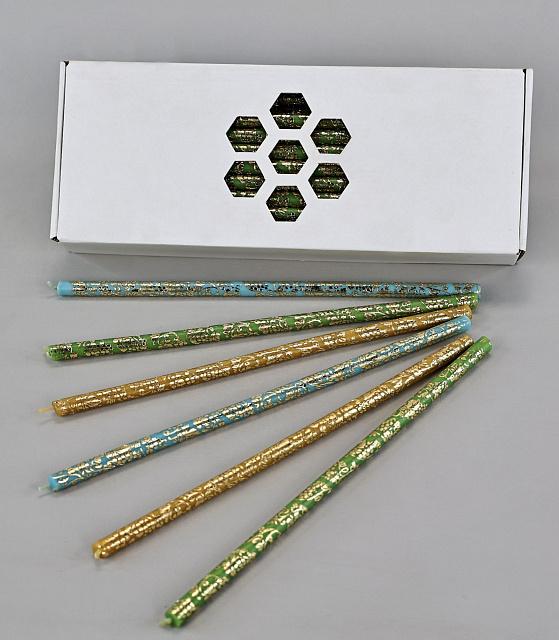 Գունավոր մոմերի հավաքածու 50 հատ/տուփ