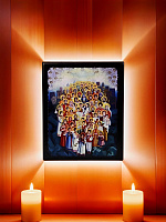 Սրբապատկեր "Սուրբ նահատակներ" փայտի հիմքի վրա