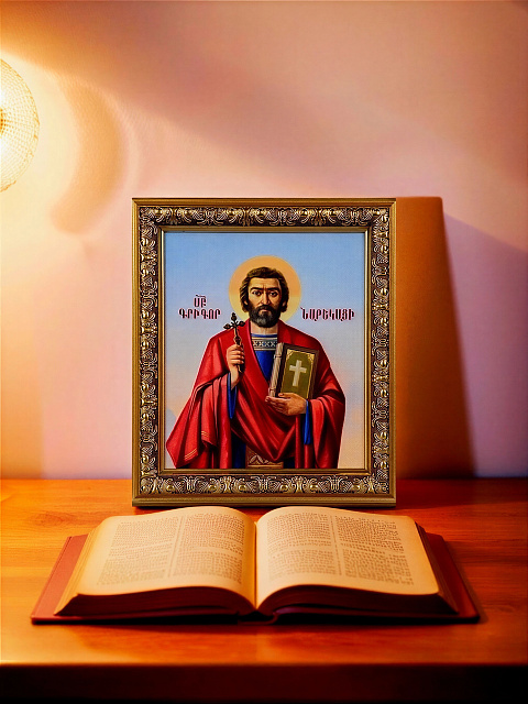 Սրբապատկեր "Սուրբ Գրիգոր Նարեկացի", 22x 18
