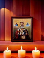 Սրբապատկեր "Սուրբ Նիկողայոս հրաշագործ", 22 x 18