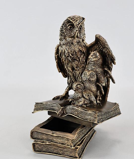 Արձանիկ Բու - զարդատուփ