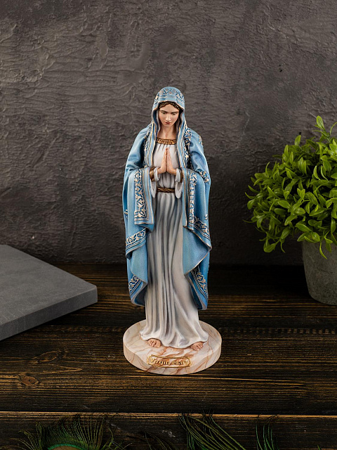 Արձանիկ Սուրբ Կույս Մարիամ. (ձեռքով նկարազարդված)