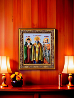 Սրբապատկեր "Սուրբ Գայանե, Սուրբ Գրիգոր Լուսավորիչ, Սուրբ Հռիփսիմե" 22х18
