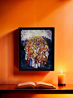 Սրբապատկեր "Սուրբ նահատակներ" փայտի հիմքի վրա